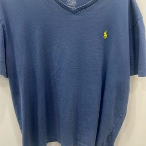 Ralph Lauren v neck tee. Mens size large.